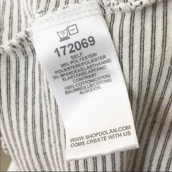 VCUG | Anthropologie Dolan Henley Stripped Top M - Picture 7 of 8